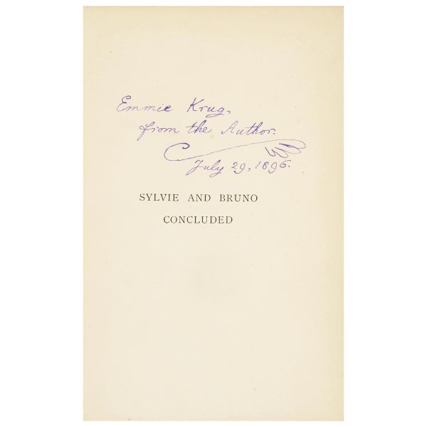Sylvie and Bruno del 1889 e Sylvie and Bruno Concluded del 1893