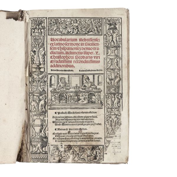(Sicilia - Lingua)   Nebrija, Elio Antonio de.   Vocabularium Nebrissense ex latino sermone in Siciliensem  [..]