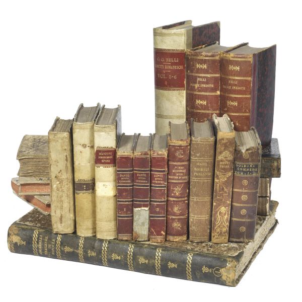[VARIA 800 - LETTERATURA]. Lotto di 12 opere ottocentesche letteratura in 22 volumi:
