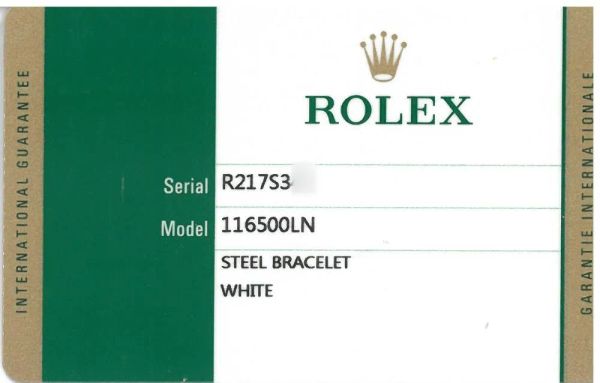 ROLEX DAYTONA CERACHROM REF. 116500LN N. R217S3XX