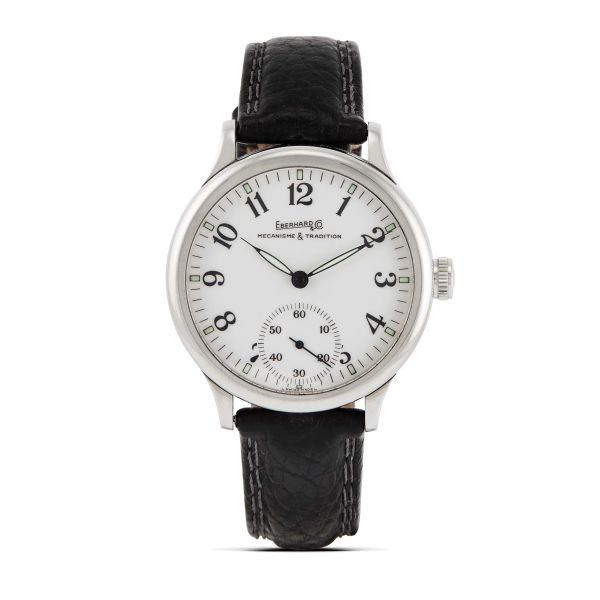 



EBERHARD &amp; CO.TRAVERSETOLO REF. 21016VZ STAINLESS STEEL WRISTWATCH