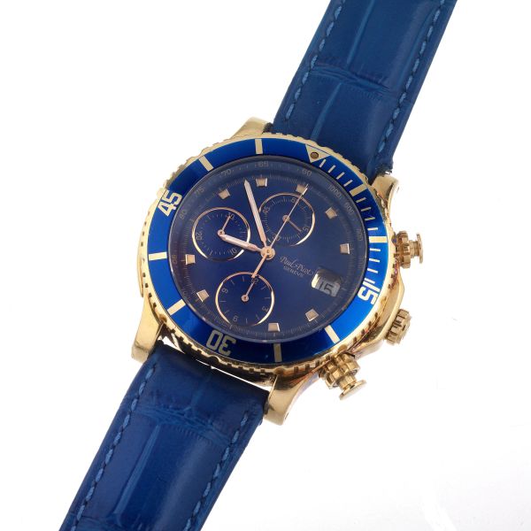 PAUL PICOT REF. 5265 YELLOW GOLD CHRONOGRAPH, 80'S