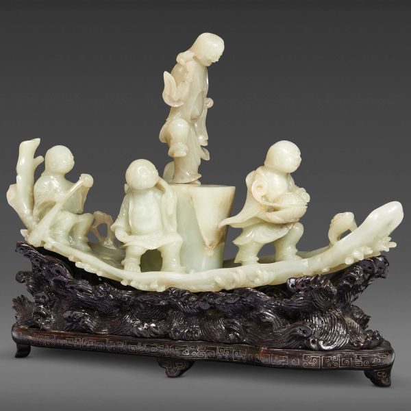 A JADE CARVING, CHINA, QING DYNASTY, 18TH-19TH CENTURIES