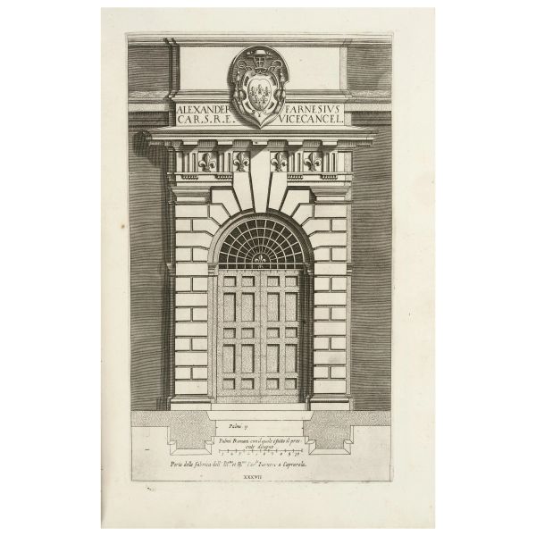 Barozzi da Vignola, Jacopo. Regola delli cinque ordini d'architettura. Siena, Marchetti, [1635].