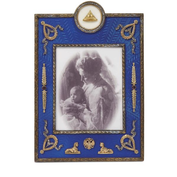 A RUSSIAN RECTANGULAR FRAME, EARLY 20TH CENTURY