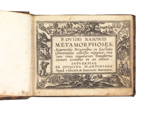 (Illustrato 500)   Ovidius.   Metamorphoses  . Antuerpiae, apud viduam Christophori Plantini & I. Moretum, 1591.