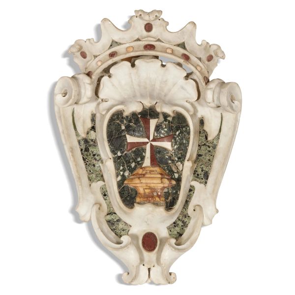 



A NORTHERN ITALY CROWNED COAT OF ARMS, EARLY 18TH CENTURY