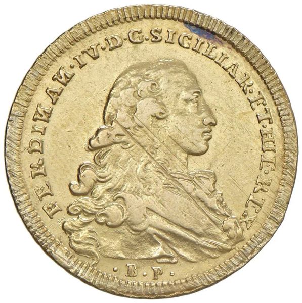 NAPOLI. FERDINANDO IV DI BORBONE (1759-1799). DA 6 DUCATI 1777