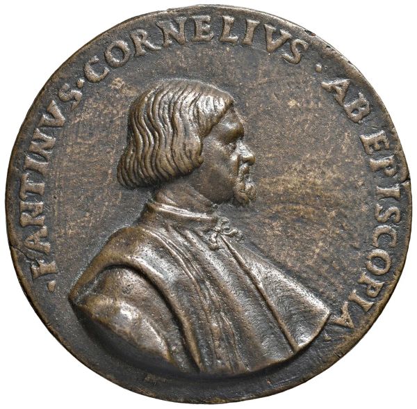 FANTINO CORNER &ldquo;DALLA PISCOPIA&rdquo; (1490-1549) SENATORE. MEDAGLIA CELEBRATIVA FUSA A VENEZIA NEL 1536 OPUS GIOVANNI ZACCHI
