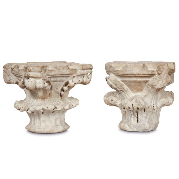 



DUE CAPITELLI, SIENA(?), FINE SECOLO XIII - INIZIO SECOLO XIV&nbsp; 