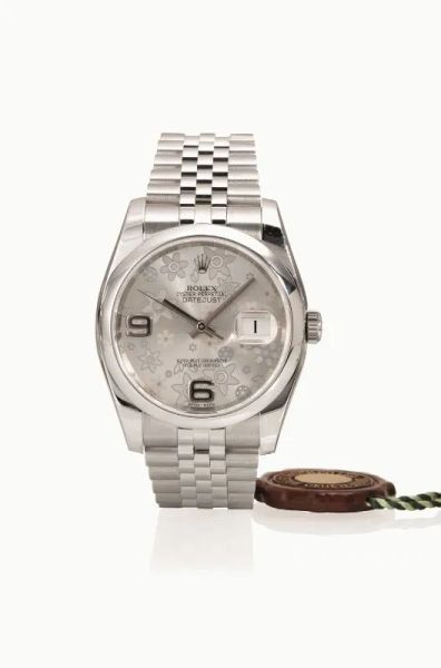  Orologio da polso Rolex Oyster Perpetual Datejust, Ref. 114200, produzione attuale, in acciaio, con scatola e garanzia, inusato 
