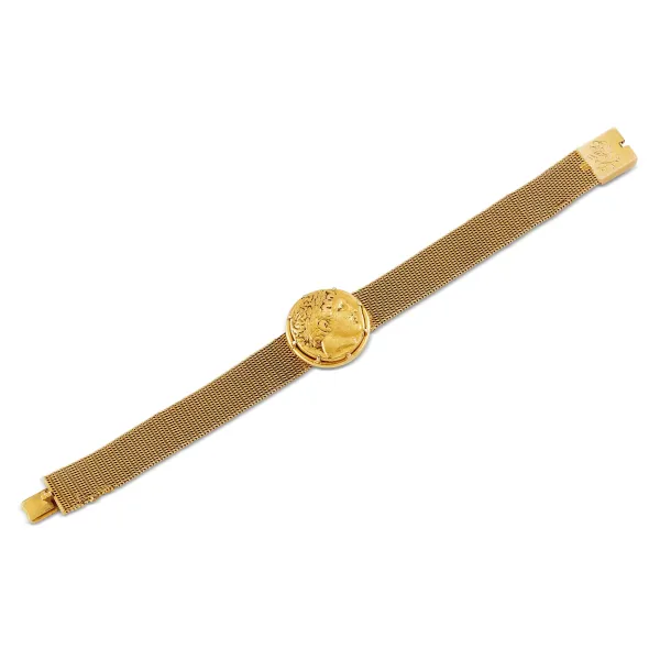 



COIN MESH BRACELET IN 18KT YELLOW GOLD