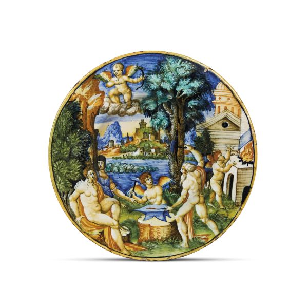 PIATTO, DUCATO DI URBINO, 1545-1550 CIRCA