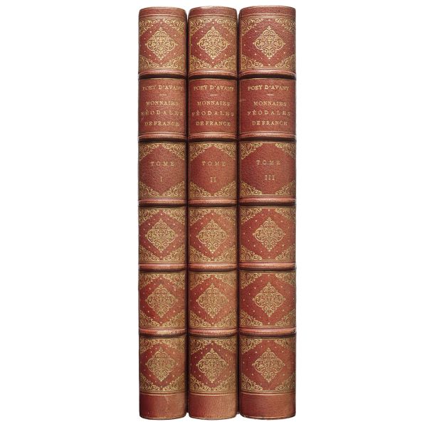 



Poey d'Avant, Faustin - Monnaies f&eacute;odales de France - Paris 1858/1862