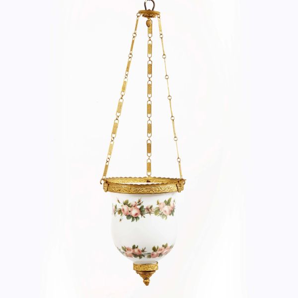 A BOWL-SHAPED FRENCH CHANDELIER, FIRST HALF 19TH CENTURY