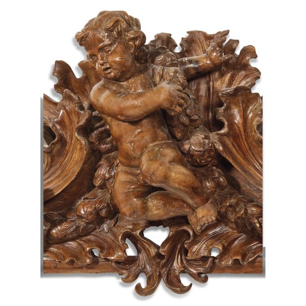 GRANDE CORNICE, ANDREA BRUSTOLON E BOTTEGA, VENETO, INIZIO SECOLO XVIII