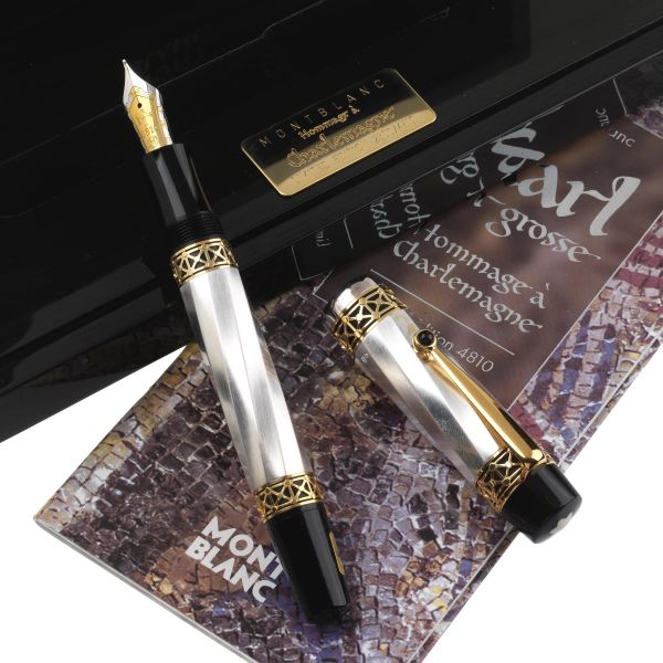 Montblanc - MONTBLANC KARL DER GROSSE &quot;HOMMAGE A CHARLEMAGNE&quot; PATRON OF ART LIMITED EDITION N. 3097/4810 FOUNTAIN PEN, 2000
