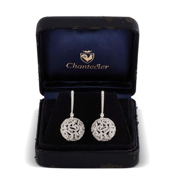 CHANTECLER PAIO DI ORECCHINI PENDENTI "DIAMOUR"