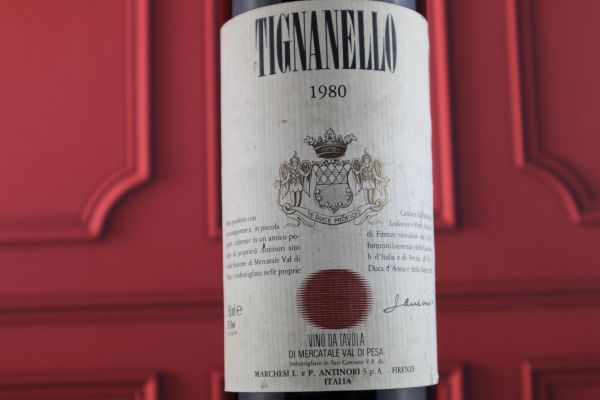 



Tignanello Antinori 1980
