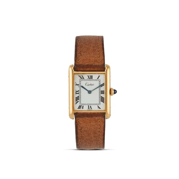 



CARTIER PARIS TANK YELLOW GOLD WRISTWATCH 