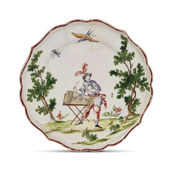 COPPIA DI PIATTI, MILANO, MANIFATTURA CLERICI, 1770 CIRCA