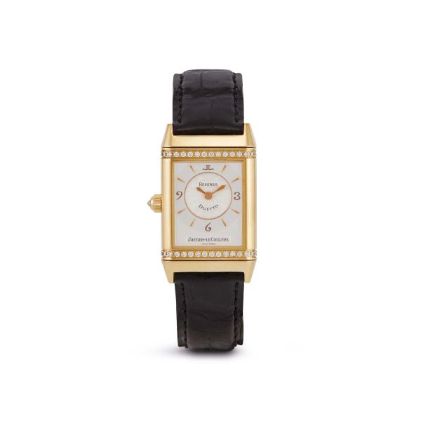 JAEGER LECOULTRE REVERSO DUETTO CLASSIQUE IN ORO REF. 256.1.75