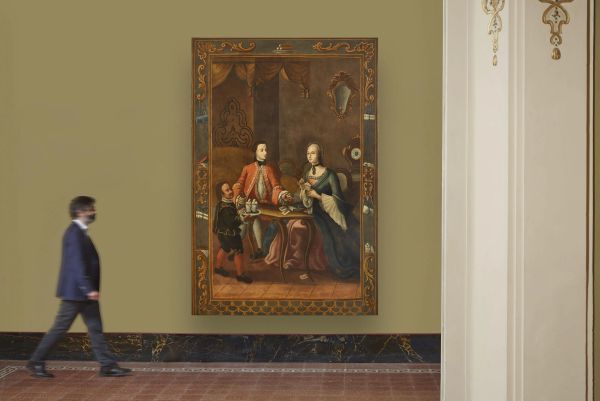 COPPIA DI DIPINTI, PIEMONTE, SECOLO XVIII