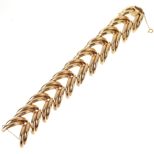WIDE ROPE BRACELET IN 18KT YELLOW GOLD