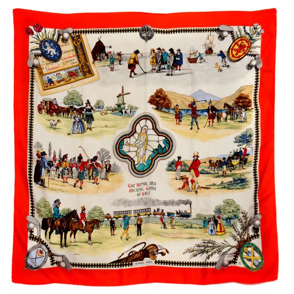 



HERMES FOULARD THE ROYAL AND ANCIENT GAME OF GOLF