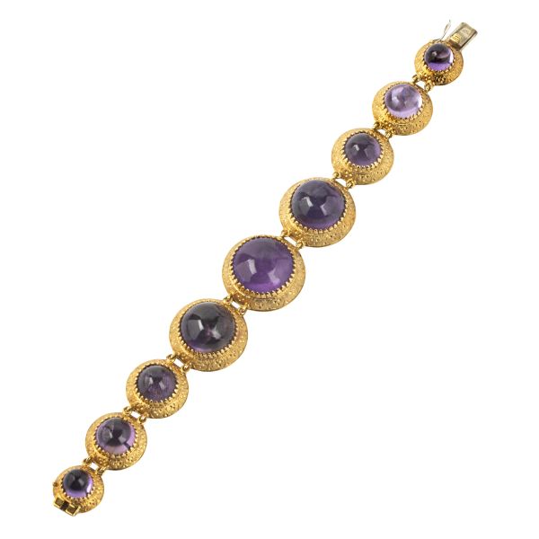 BRACCIALE CON AMETISTE
