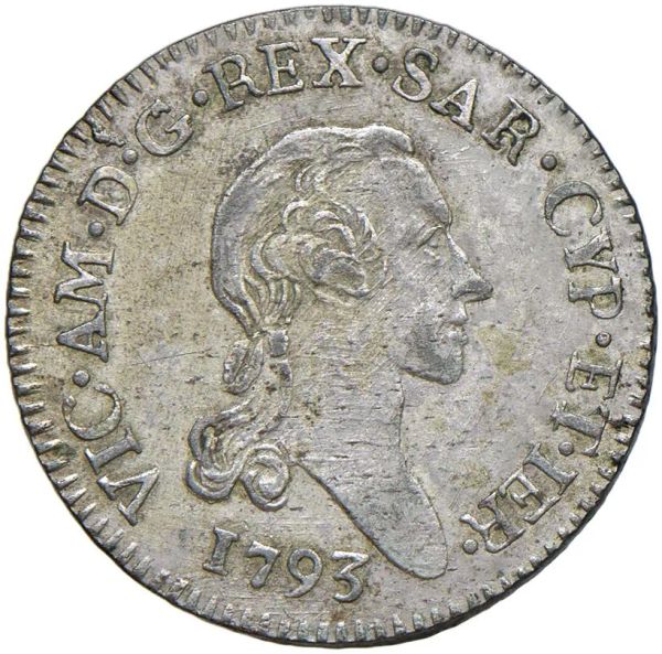 



SAVOIA. VITTORIO AMEDEO III (1773-1796) 7,6 SOLDI 1793