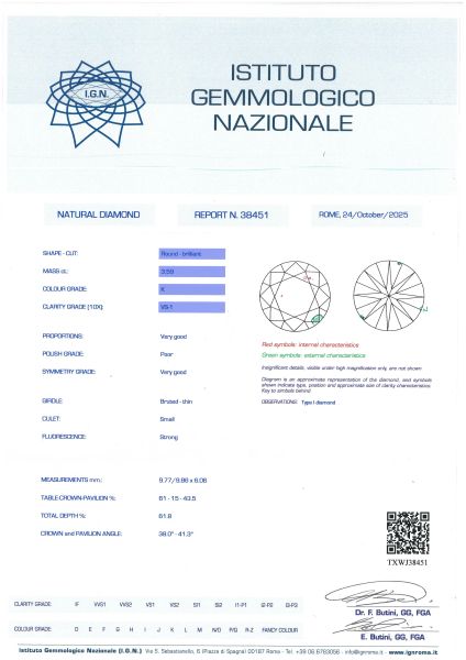 ANELLO CONTRARIE CON DIAMANTI