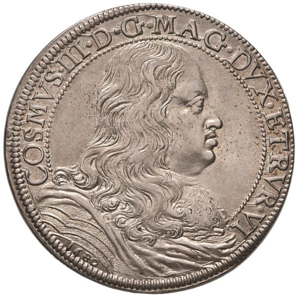 FIRENZE COSIMO III DE&rsquo; MEDICI (1670-1723) PIASTRA 1680
