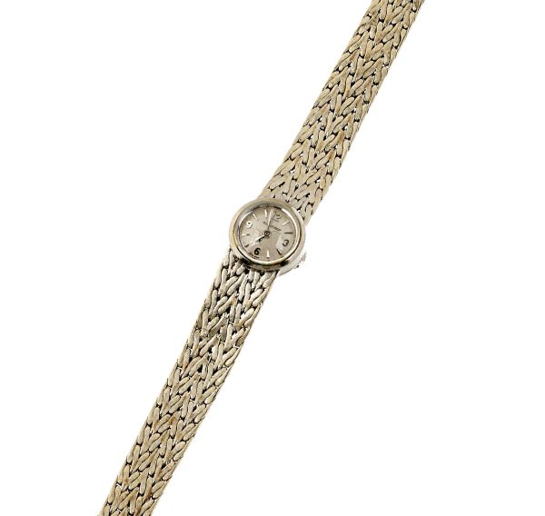 



JAEGER LECOULTRE REMONTOIR LADY'S WHITE GOLD WATCH