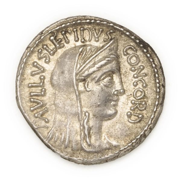 



Aemila - Denario L. Aemilius Lepidus Paullus e L. Scribonius Libo (62 o 71 a.C.) - Zecca: Roma