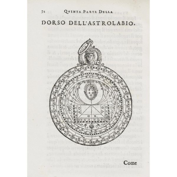 Danti, Egnazio. Trattato dell'uso et della fabbrica dell'astrolabio. Firenze, Giunta, 1569.