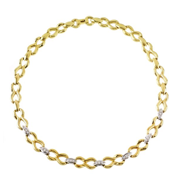 PETOCHI CHAIN NECKLACE IN 18KT TWO TONE GOLD