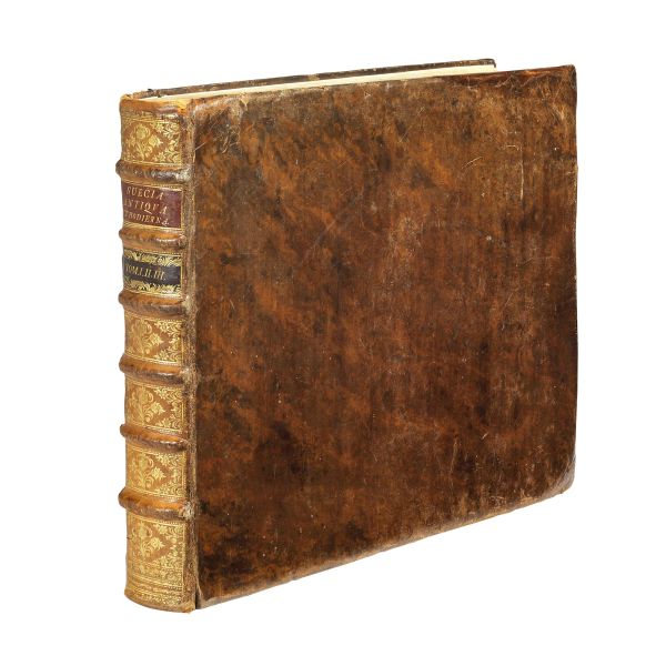 (Svezia - Architettura - Illustrati 700)   DAHLBERG, Erik.     Suecia antiqua et hodierna I-III  . [Stockholm, Jan Gros de Vries, ca. 1691] - 1728.