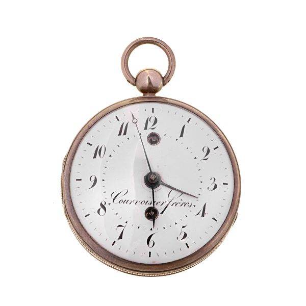 



COURVOISIER FRERES METAL POCKET WATCH