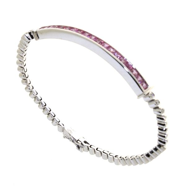 Bracciale zaffiri rosa Verdi Gioielli