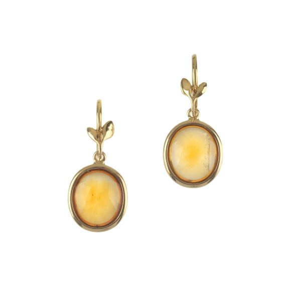 Tiffany &amp; Co - TIFFANY &amp; CO BY PALOMA PICASSO &quot;OLIVE LEAF&quot; DROP EARRINGS IN 18KT YELLOW GOLD