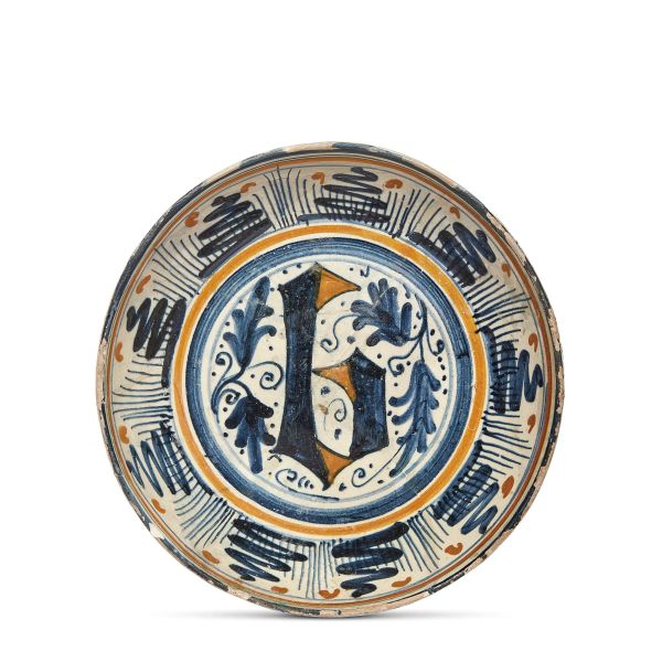 A BOWL, CENTRAL ITALY, PROBABLY FAENZA, LATE 15TH CENTURY