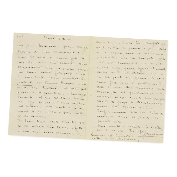 An interesting letter about the work of the composer from Rovereto