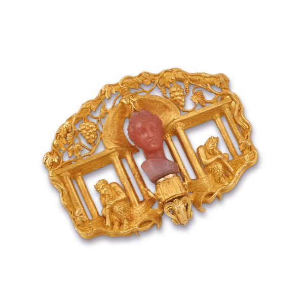 



NEOCLASSICAL BROOCH I 18KT YELLOW GOLD
