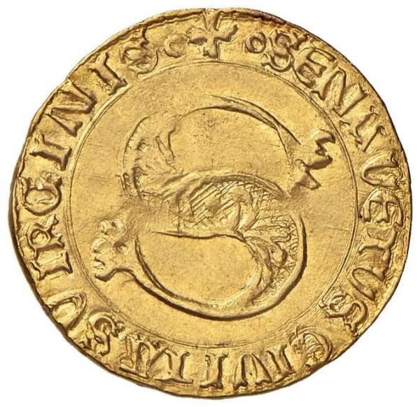 SIENA REPUBBLICA (1404 &ndash; 1555), FIORINO O SANESE D&rsquo;ORO LARGO II SERIE (1423 &ndash; 1450)