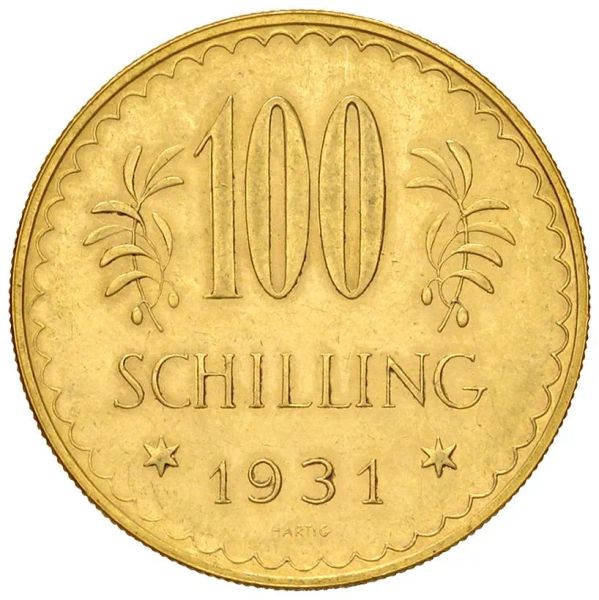      AUSTRIA. 100 SCELLINI 1931 