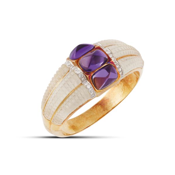 



MULTI GEM BANGLE BRACELET IN 14KT GOLD 