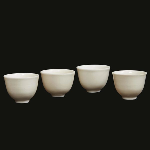 A GROUP OF FOUR CUPS, CHINA, QING DYNASTY, 18TH CENTURY