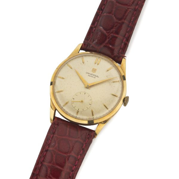 UNIVERSAL GENEVE YELLOW GOLD WRISTWATCH