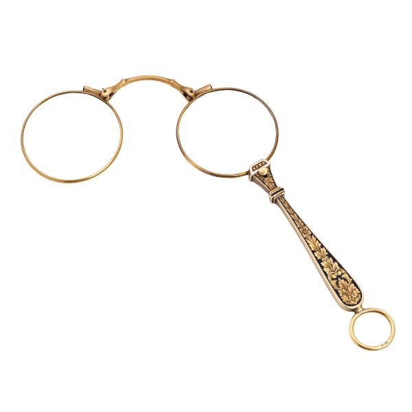 LORGNETTE IN 18KT YELLOW GOLD